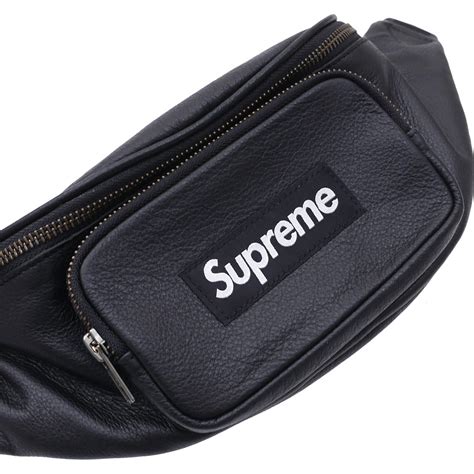 supreme leather waist bag replica|is a supreme bag genuine.